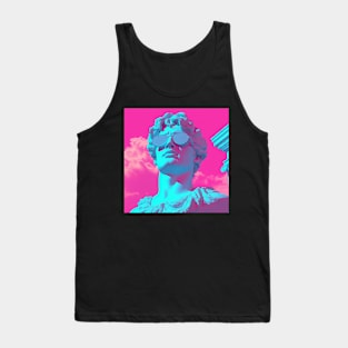 Vaporwave Aesthetic Statue Tank Top